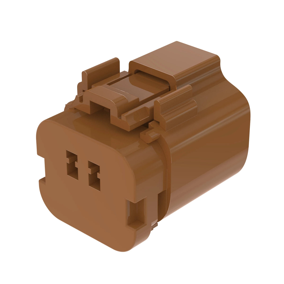57M11926: Fits John Deere 57M11926 Brown External Electrical Connector Housing, 2 Cavities – Genuine OEM