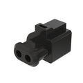 57M12080: Fits John Deere 57M12080 Black External Electrical Connector Housing, 2 Cavities – Genuine OEM