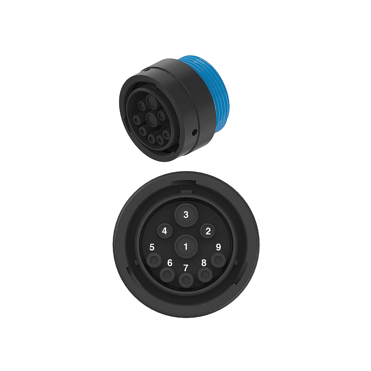 57M12205: Fits John Deere 57M12205 Black Internal Electrical Connector Housing, Cavities 9 – Genuine OEM