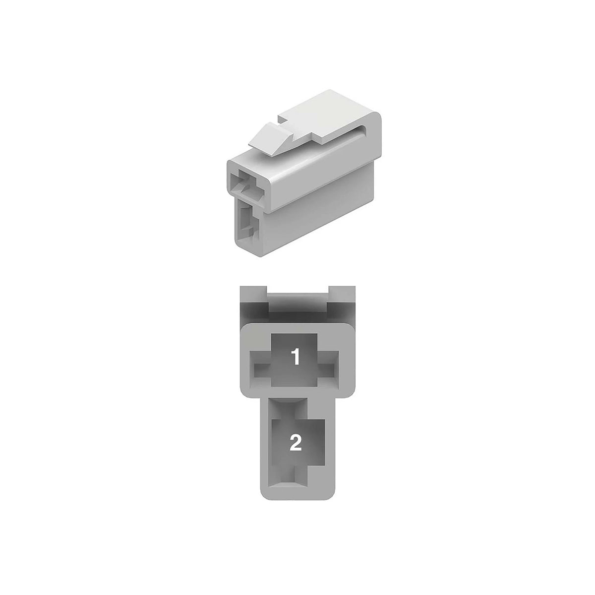 57M12329: Fits John Deere 57M12329 Internal Electrical Connector Housing, Cavities 2 – Genuine OEM
