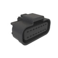57M12355: Fits John Deere 57M12355 Black External Electrical Connector Housing, Cavities 16 – Genuine OEM