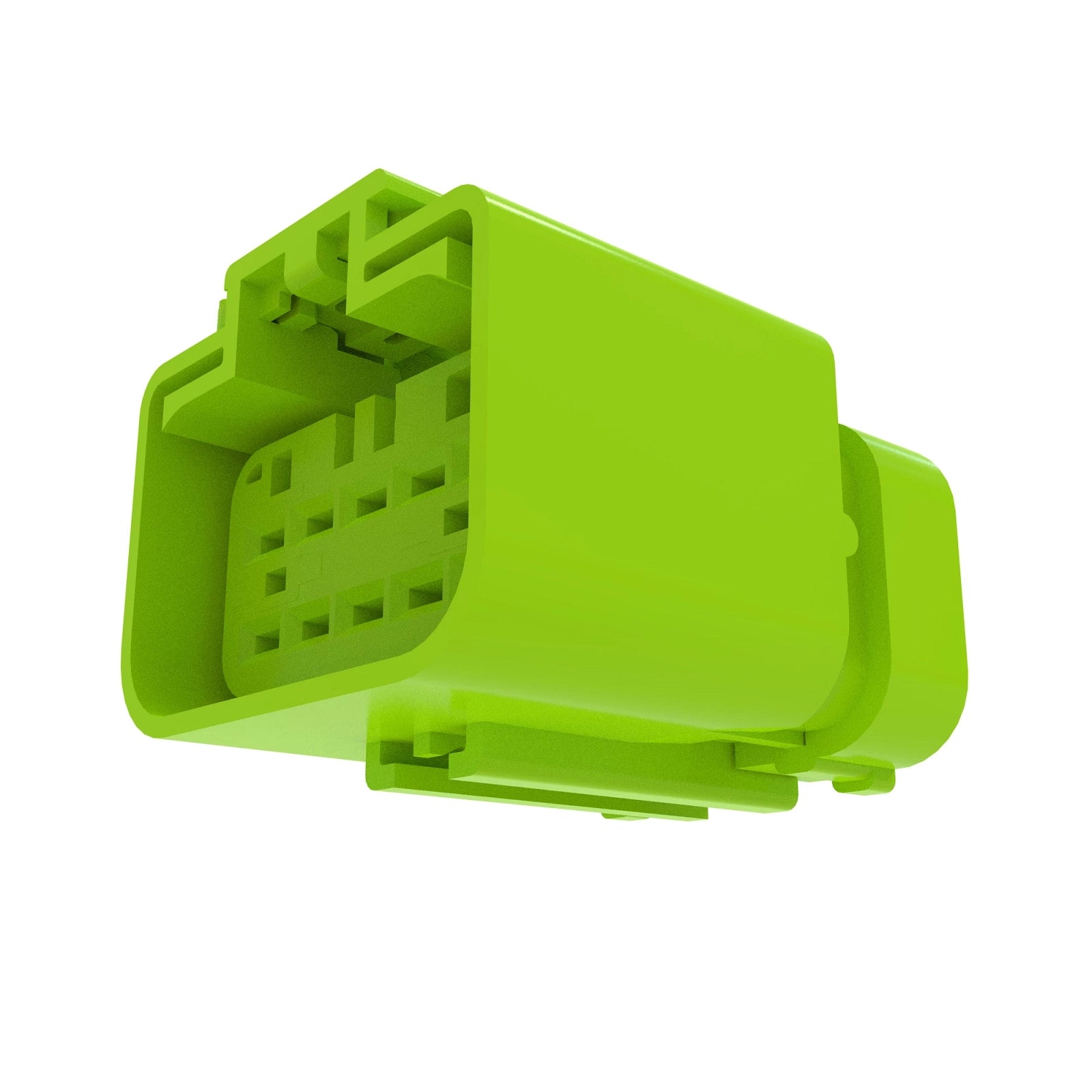 57M12796: Fits John Deere 57M12796 Light Green External Electrical Connector Housing, 10 Cavities – Genuine OEM