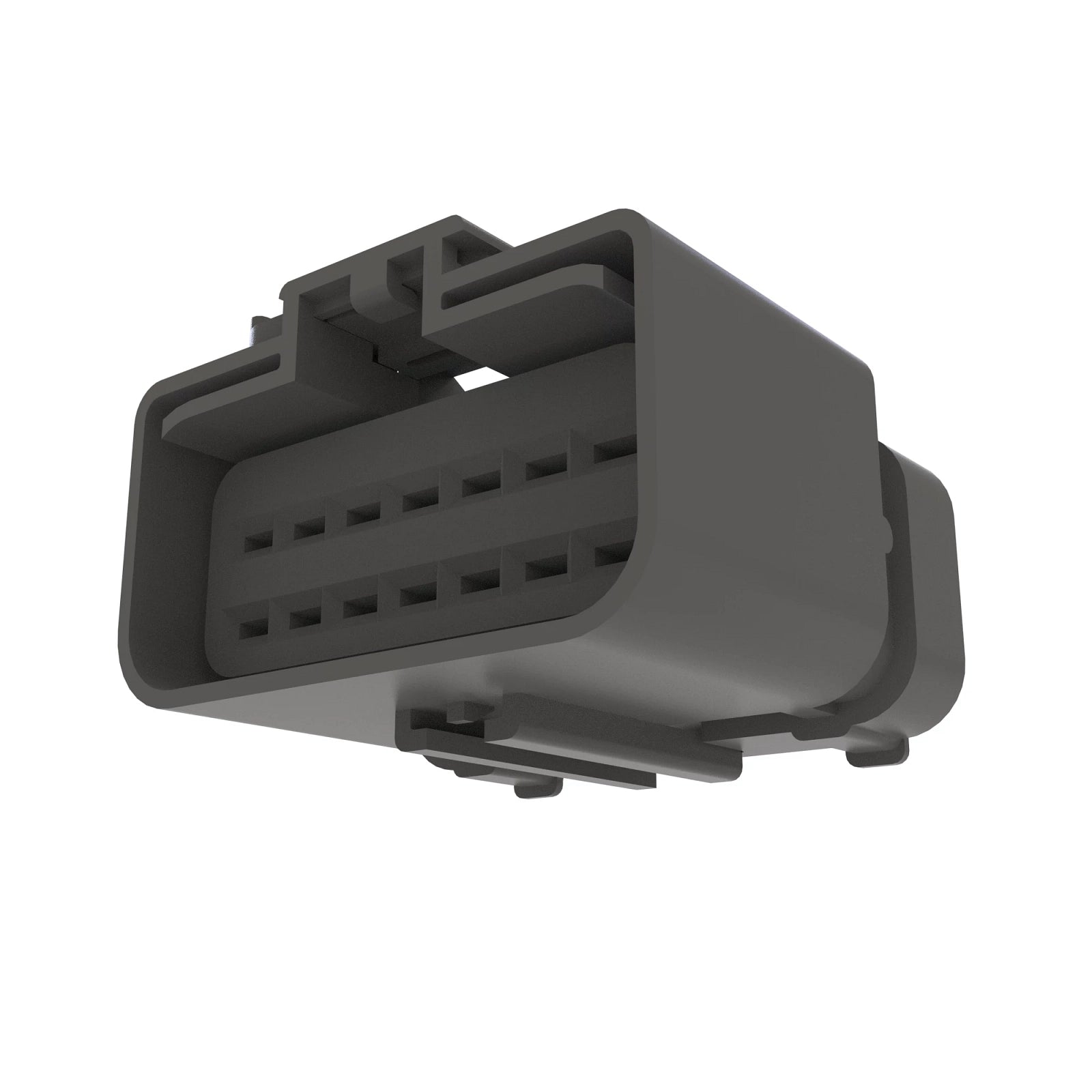 57M12798: Fits John Deere 57M12798 Gray External Electrical Connector Housing, 14 Cavities – Genuine OEM
