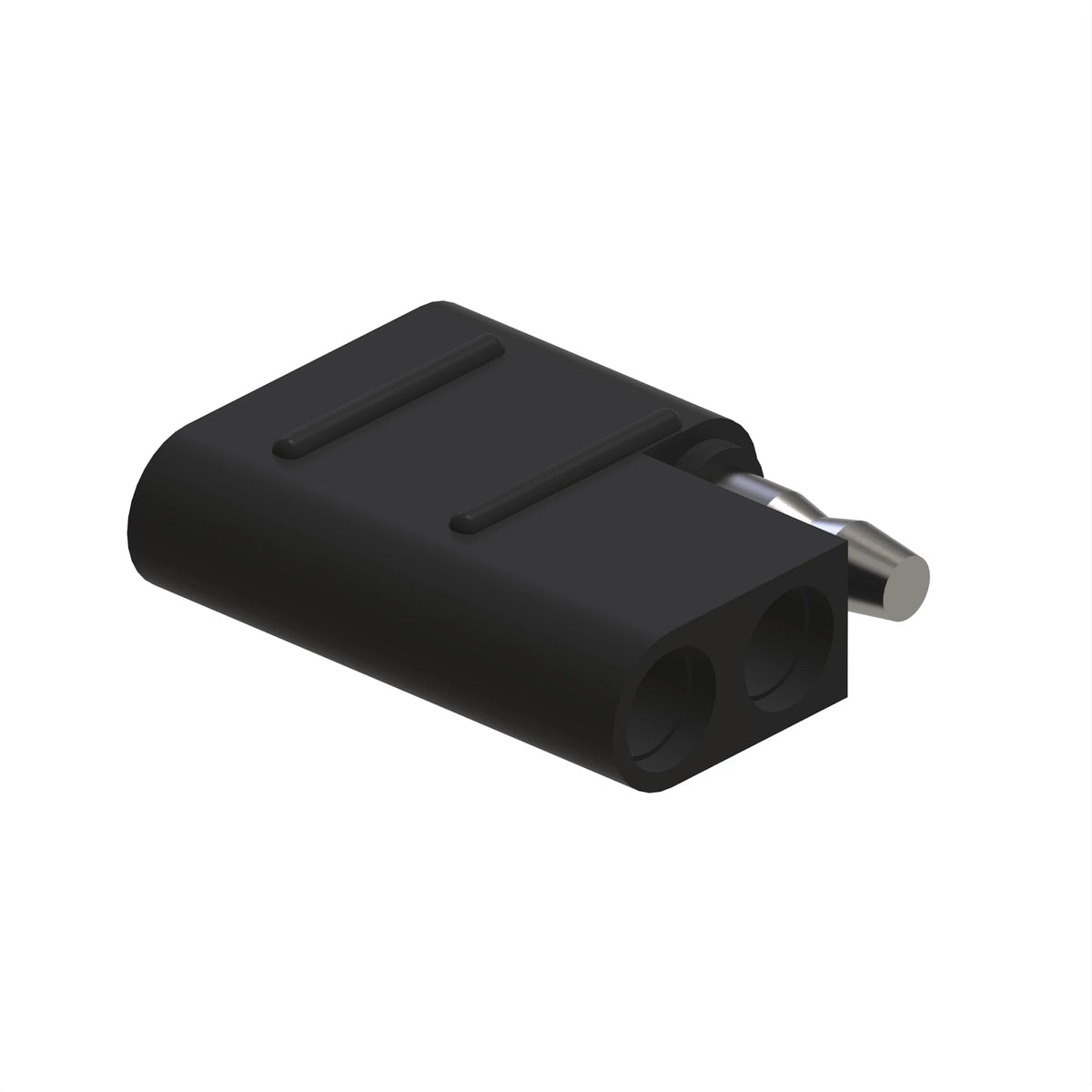 57M13336: Fits John Deere 57M13336 Black Internal Electrical Connector Housing, Cavities 3 – Genuine OEM