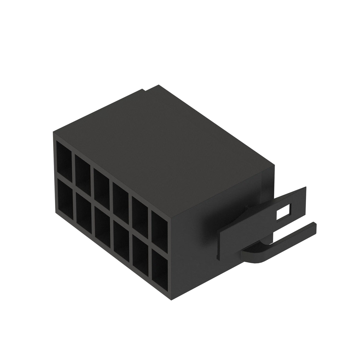 57M13436: Fits John Deere 57M13436 Black External Electrical Connector Housing, Cavities 12 – Genuine OEM
