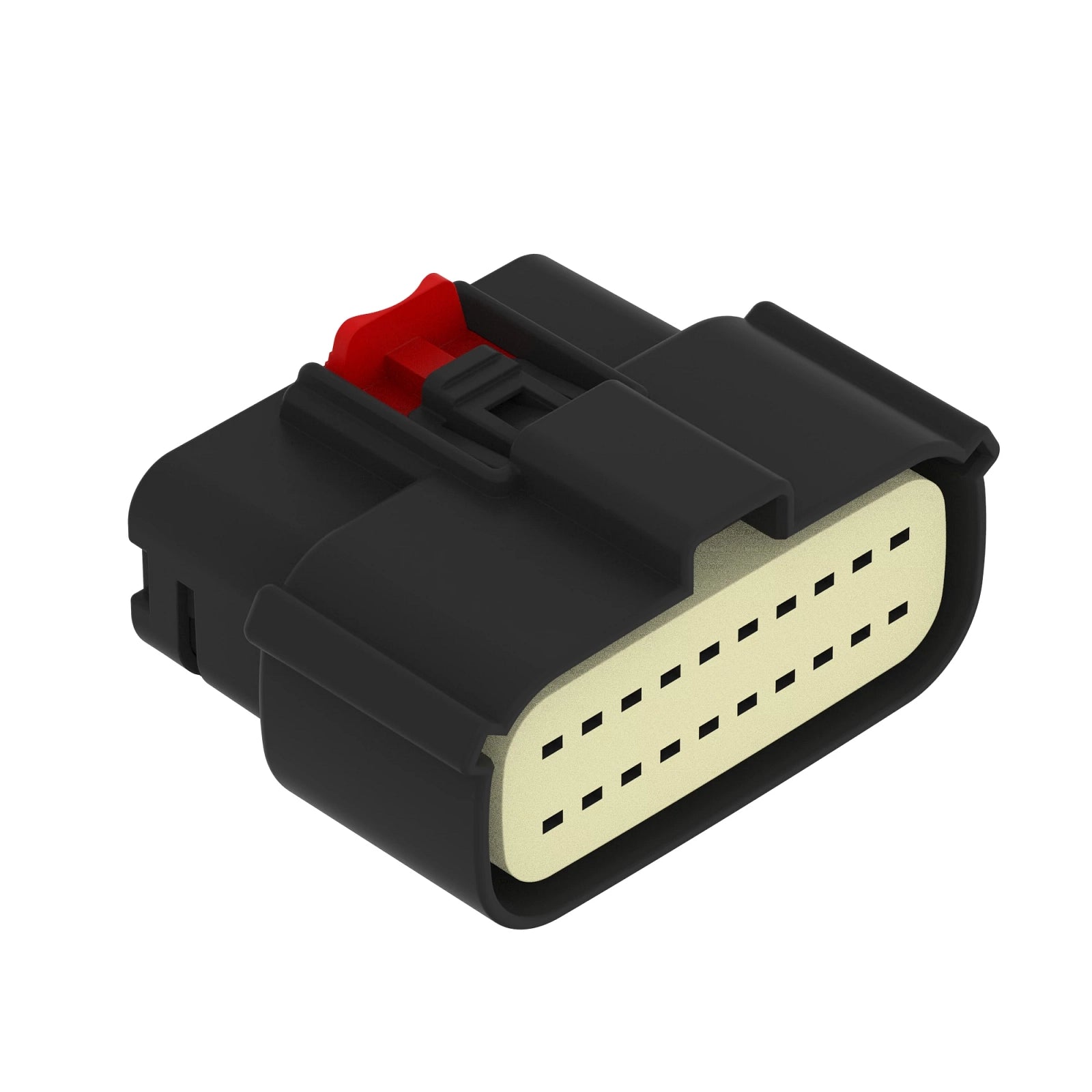 57M14072: Fits John Deere 57M14072 Black External Electrical Connector Housing, Cavities 20 – Genuine OEM