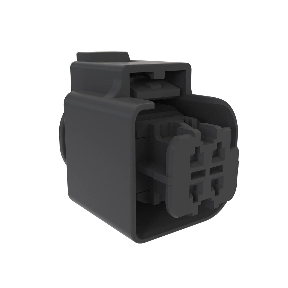 57M15084: Fits John Deere 57M15084 Black External Electrical Connector Housing, Cavities 4 – Genuine OEM
