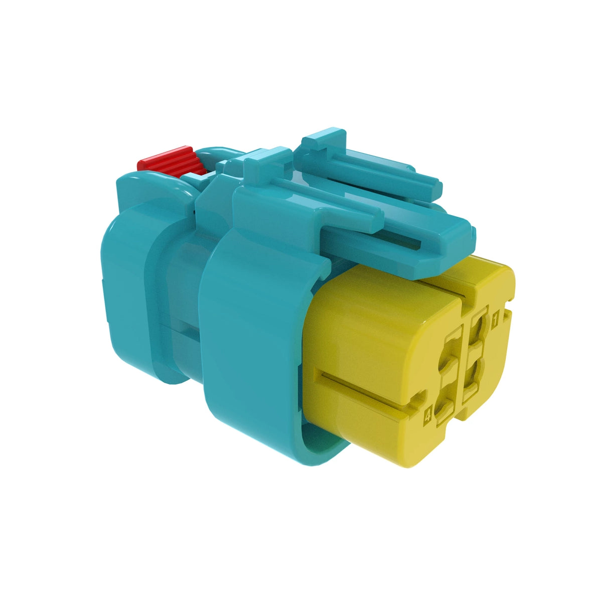 57M16845: Fits John Deere 57M16845 External Electrical Connector Housing, Cavities 4 – Genuine OEM