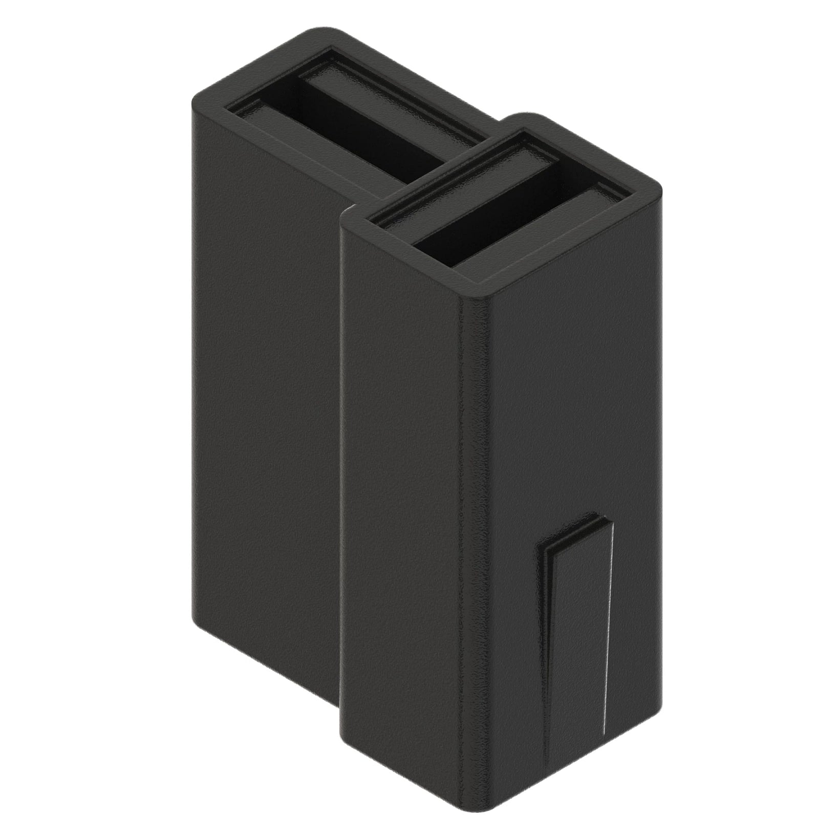 57M7065: Fits John Deere 57M7065 Black External Electrical Connector Housing, Cavities 2 – Genuine OEM
