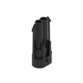 57M7256: John Deere 57M7256 Black Internal Electrical Connector Housing, 2 Cavities