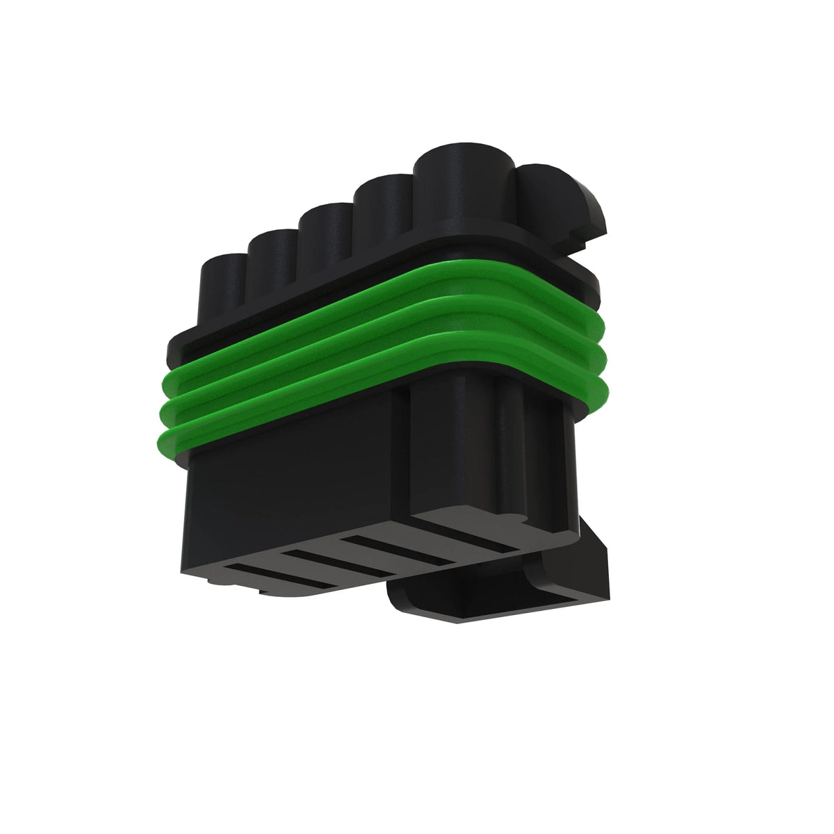 57M7262: 57M7262: Black External Electrical Connector Housing, 10 Cavities