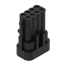 57M7264: Fits John Deere 57M7264 Black Internal Electrical Connector Housing, 8 Cavities – Genuine OEM