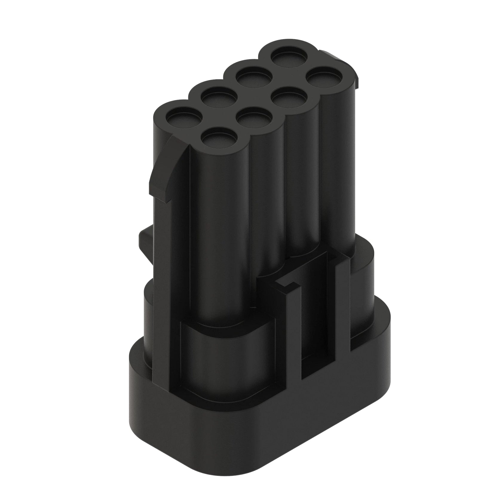 57M7264: Fits John Deere 57M7264 Black Internal Electrical Connector Housing, 8 Cavities – Genuine OEM