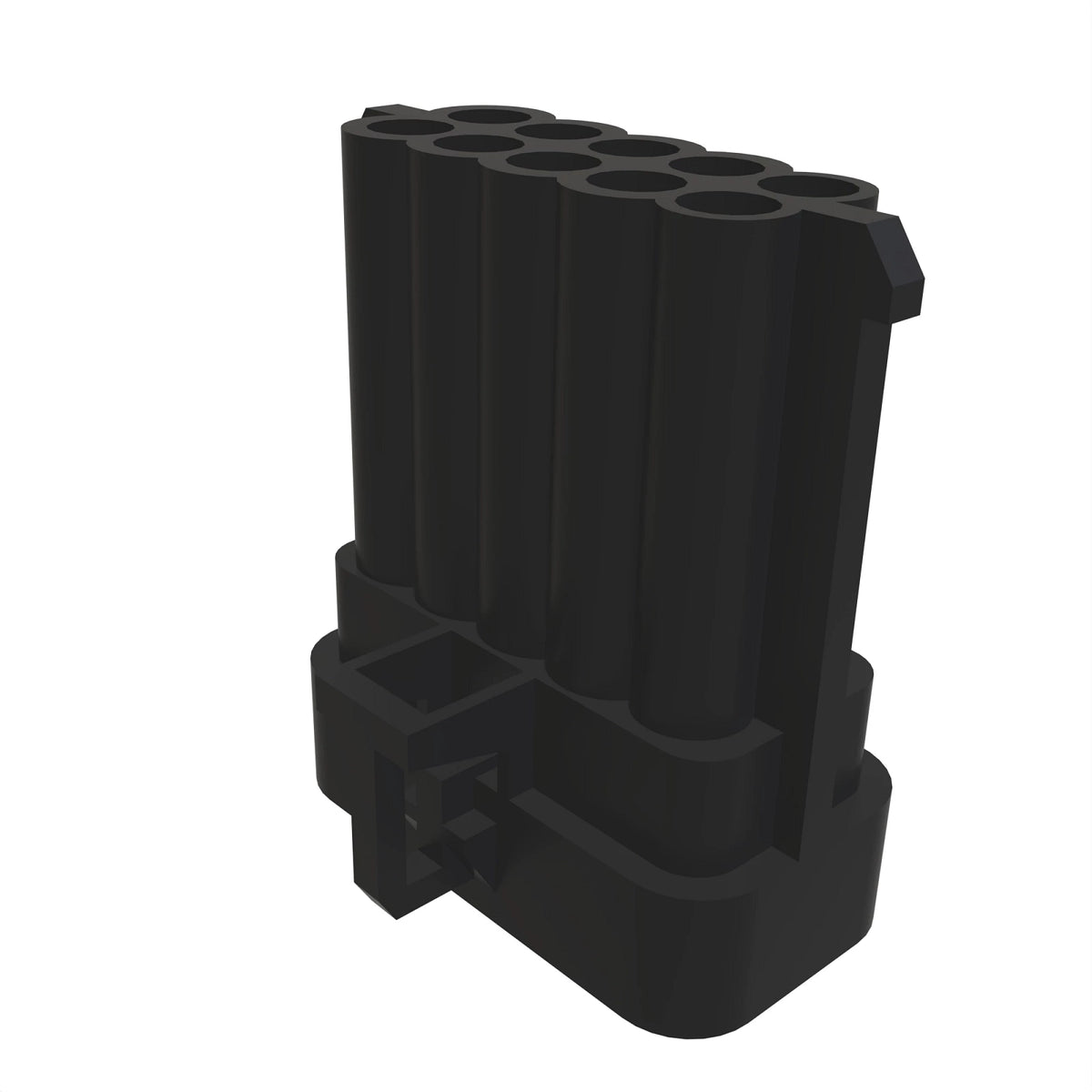 57M7265: 57M7265: Black Internal Electrical Connector Housing, 10 Cavities