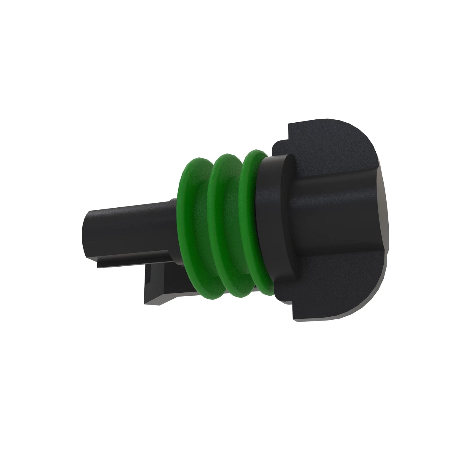57M7266: Fits John Deere 57M7266 Black External Electrical Connector Housing, 1 Cavities – Genuine OEM