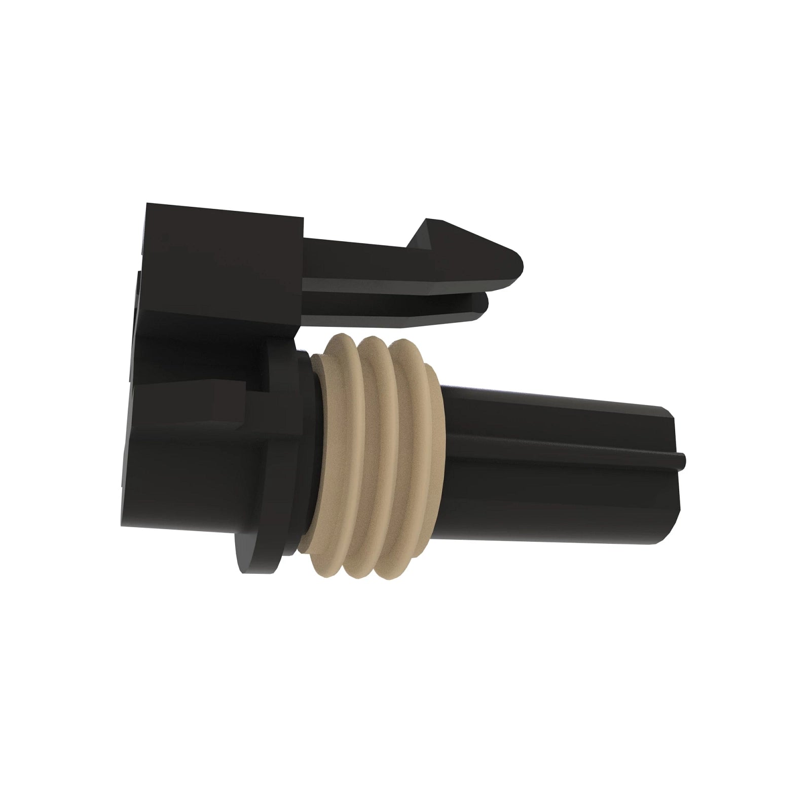 57M7294: Fits John Deere 57M7294 Black External Electrical Connector Housing, 1 Cavities – Genuine OEM