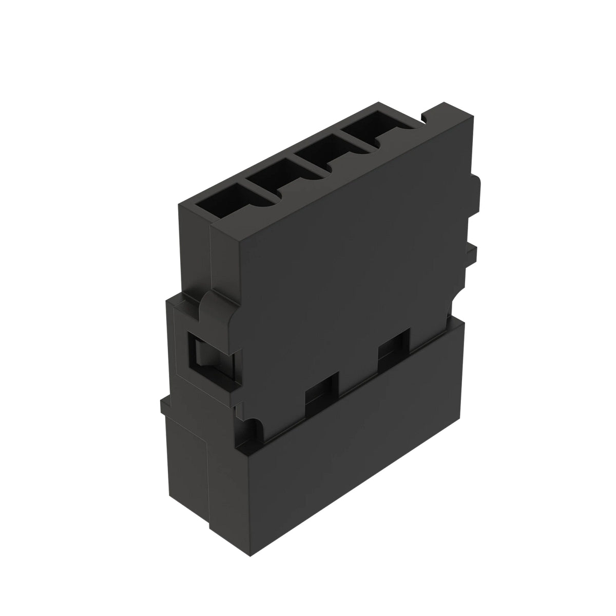 57M7554: Fits John Deere 57M7554 Black Internal Electrical Connector Housing, Cavities 4 – Genuine OEM