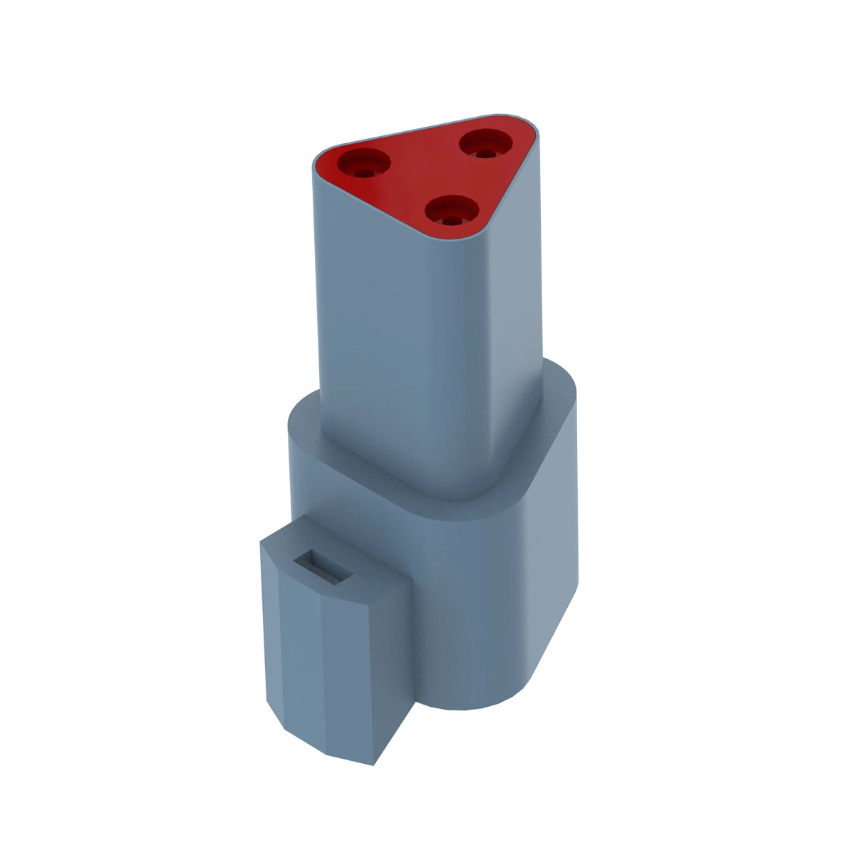57M7626: Fits John Deere 57M7626 Gray External Electrical Connector Terminal, 3 Cavities – Genuine OEM