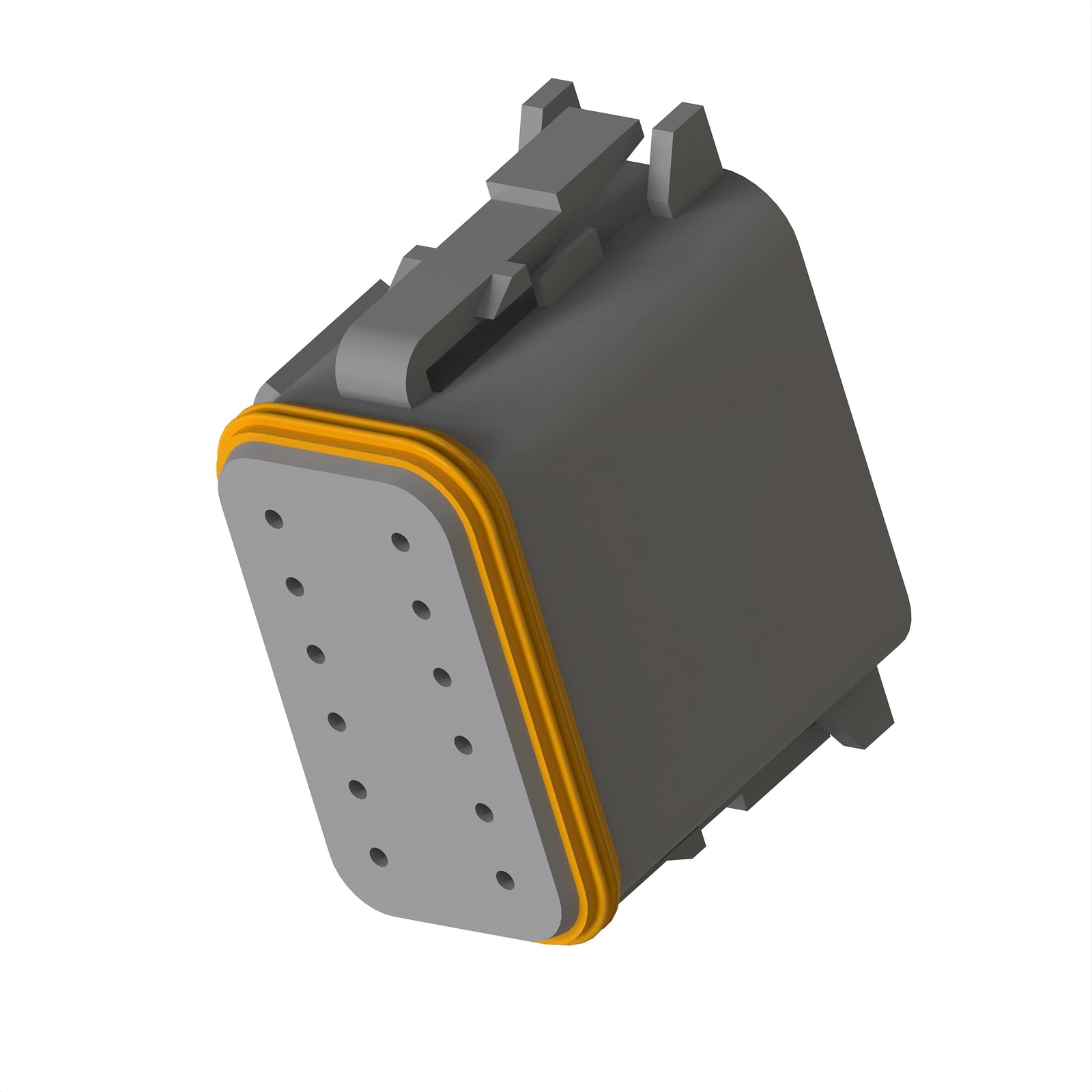 57M7634: Fits John Deere 57M7634 Gray Internal Electrical Connector Assembly, 12 Cavities – Genuine OEM