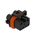 57M7696: Fits John Deere 57M7696 Black External Electrical Connector Housing, 7 Cavities – Genuine OEM