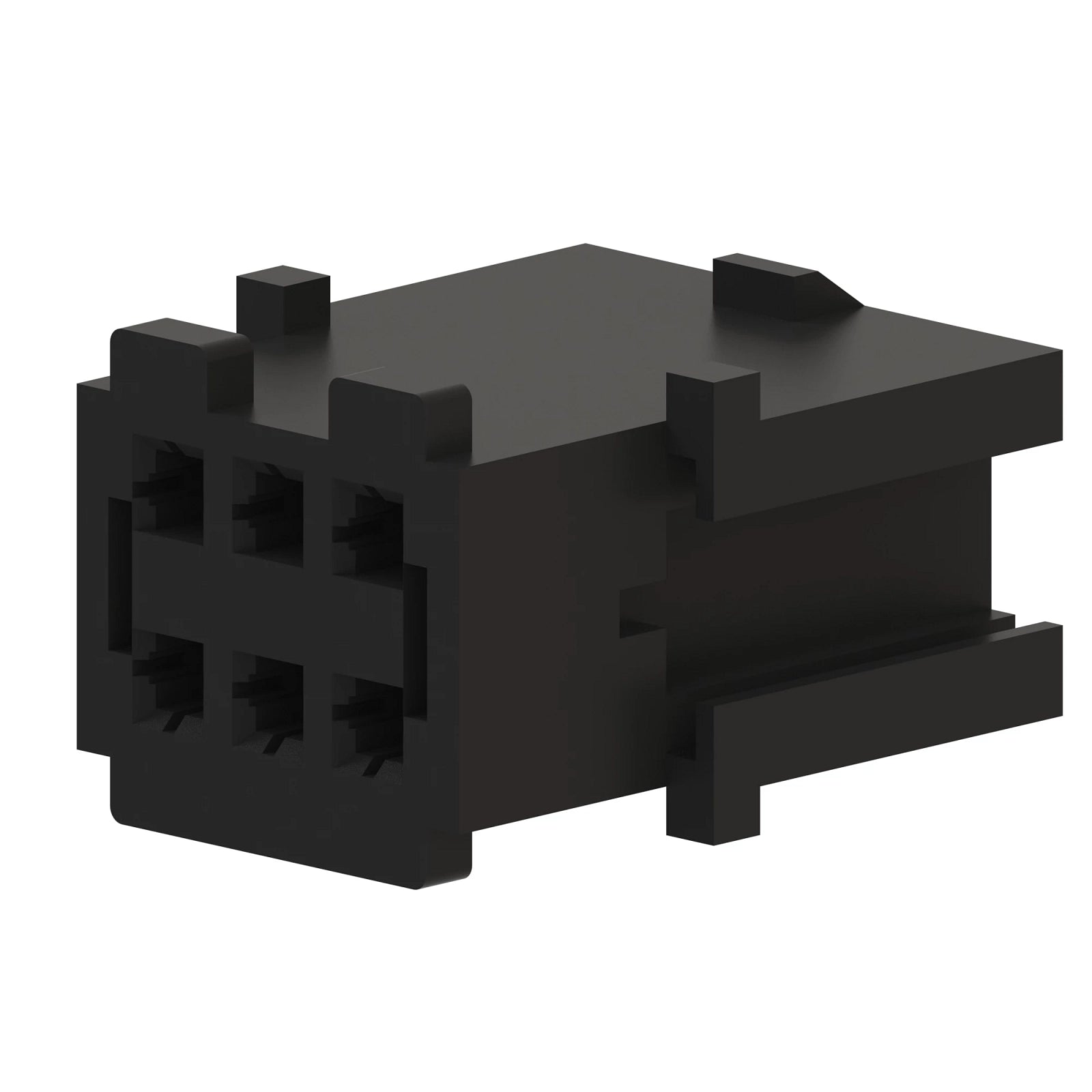 57M7715: Fits John Deere 57M7715 Black Internal Electrical Connector Assembly, 6 Cavities – Genuine OEM
