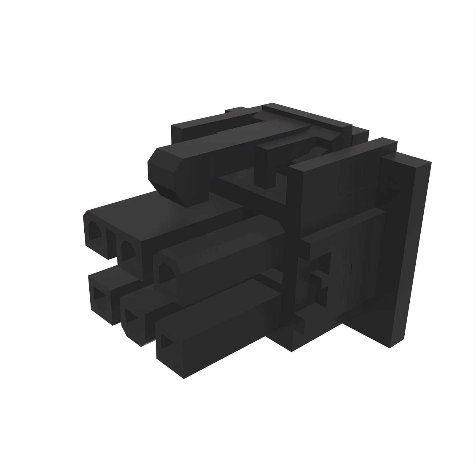 57M7719: Fits John Deere 57M7719 Black 6 Way Electrical Connector Assembly – Genuine OEM