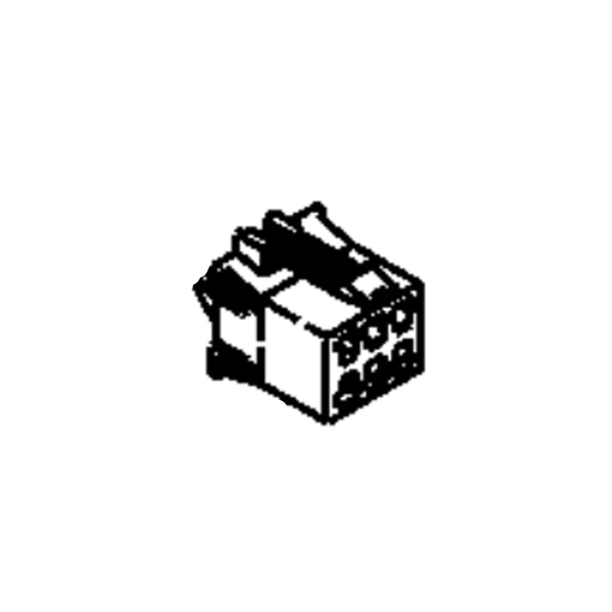 57M7730: Fits John Deere 57M7730 Blue External 4 Way Electrical Connector – Genuine OEM
