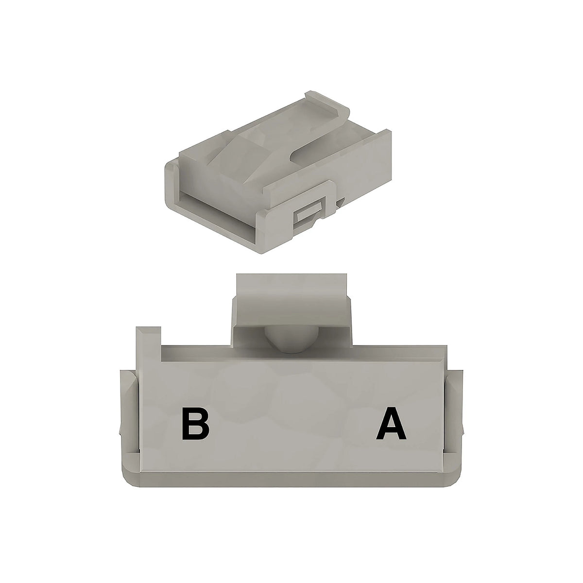 57M7738: Fits John Deere 57M7738 Cream External Electrical Connector Terminal, 2 Cavities – Genuine OEM
