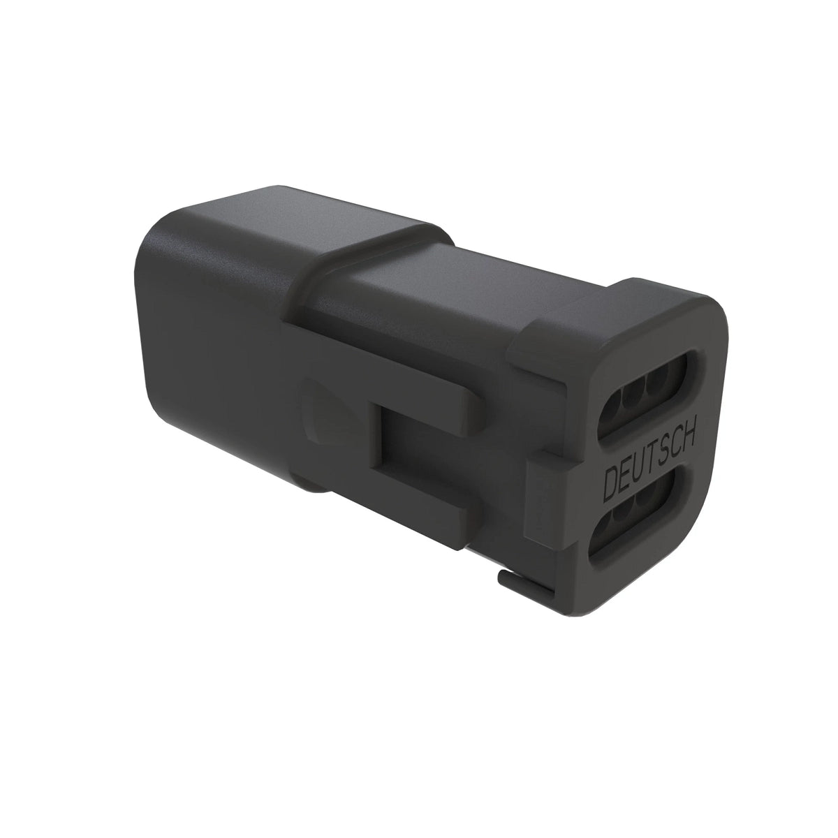 57M7755: Fits John Deere 57M7755 Gray External Electrical Connector Housing, Cavities 6 – Genuine OEM