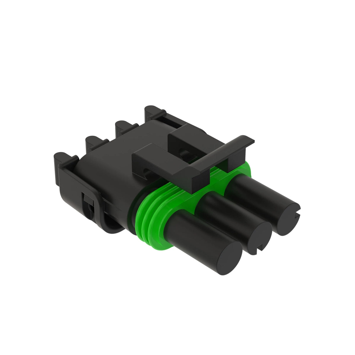 57M7802: Fits John Deere 57M7802 Medium Gray Internal Electrical Connector, 3 Cavities – Genuine OEM