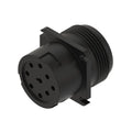 57M7919: John Deere 57M7919 Black External Electrical Connector Housing, 9 Cavities