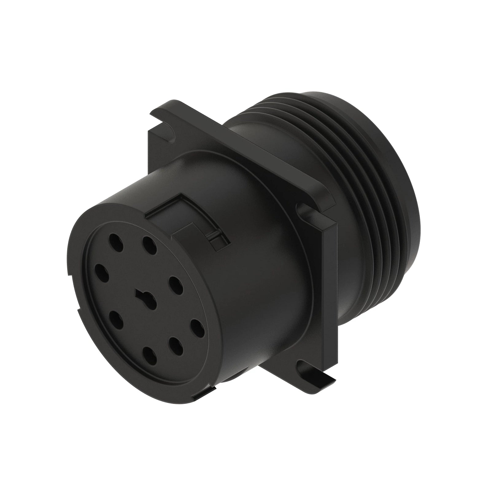 57M7919: John Deere 57M7919 Black External Electrical Connector Housing, 9 Cavities
