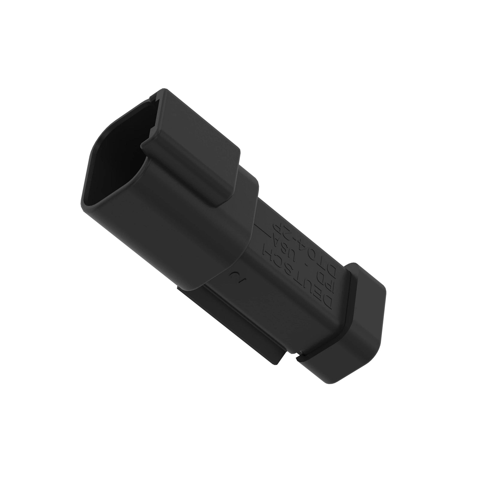57M8023: Fits John Deere 57M8023 Black External Electrical Connector Housing, 2 Cavities – Genuine OEM