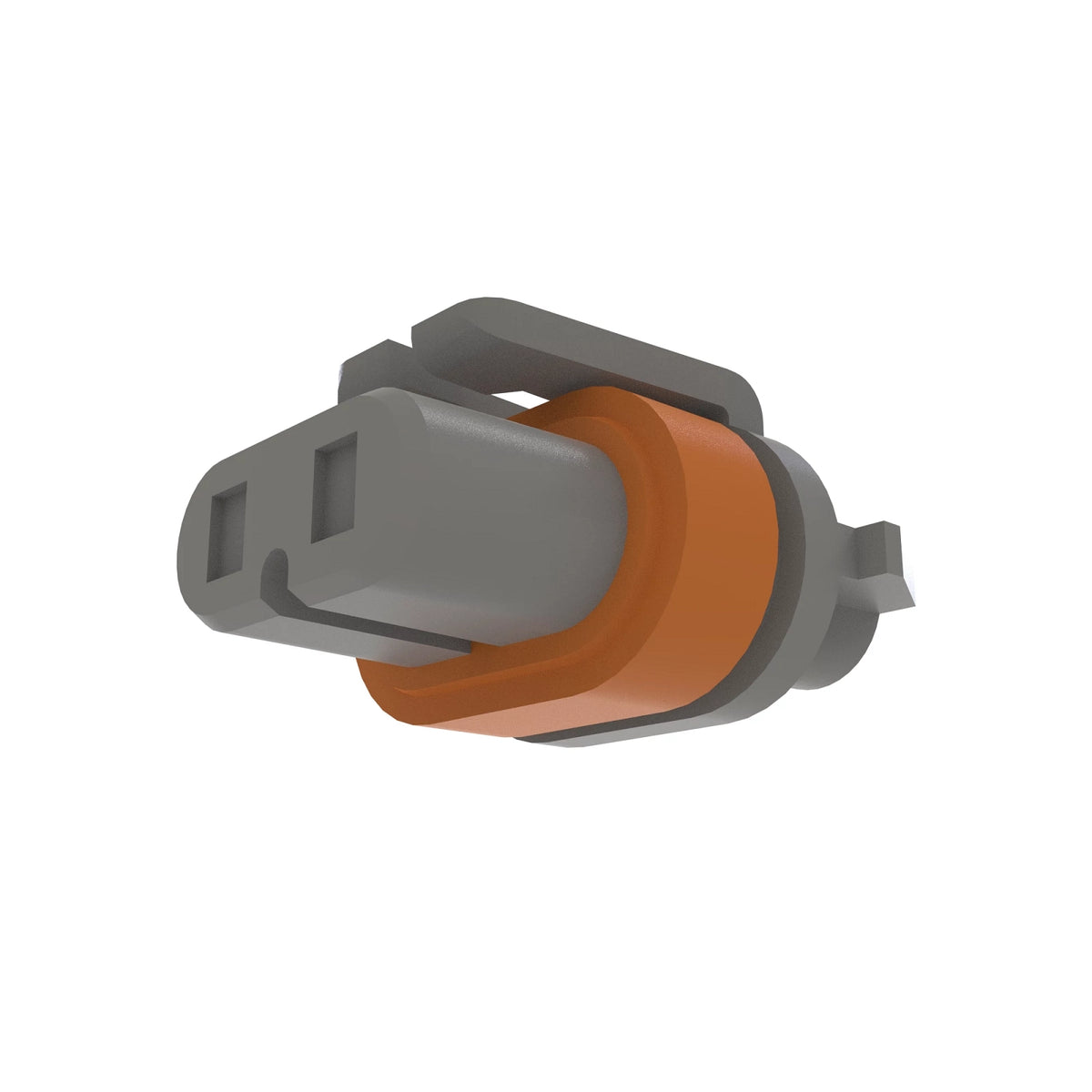 57M8128: 57M8128: Gray External Electrical Connector Assembly, 2 Cavities
