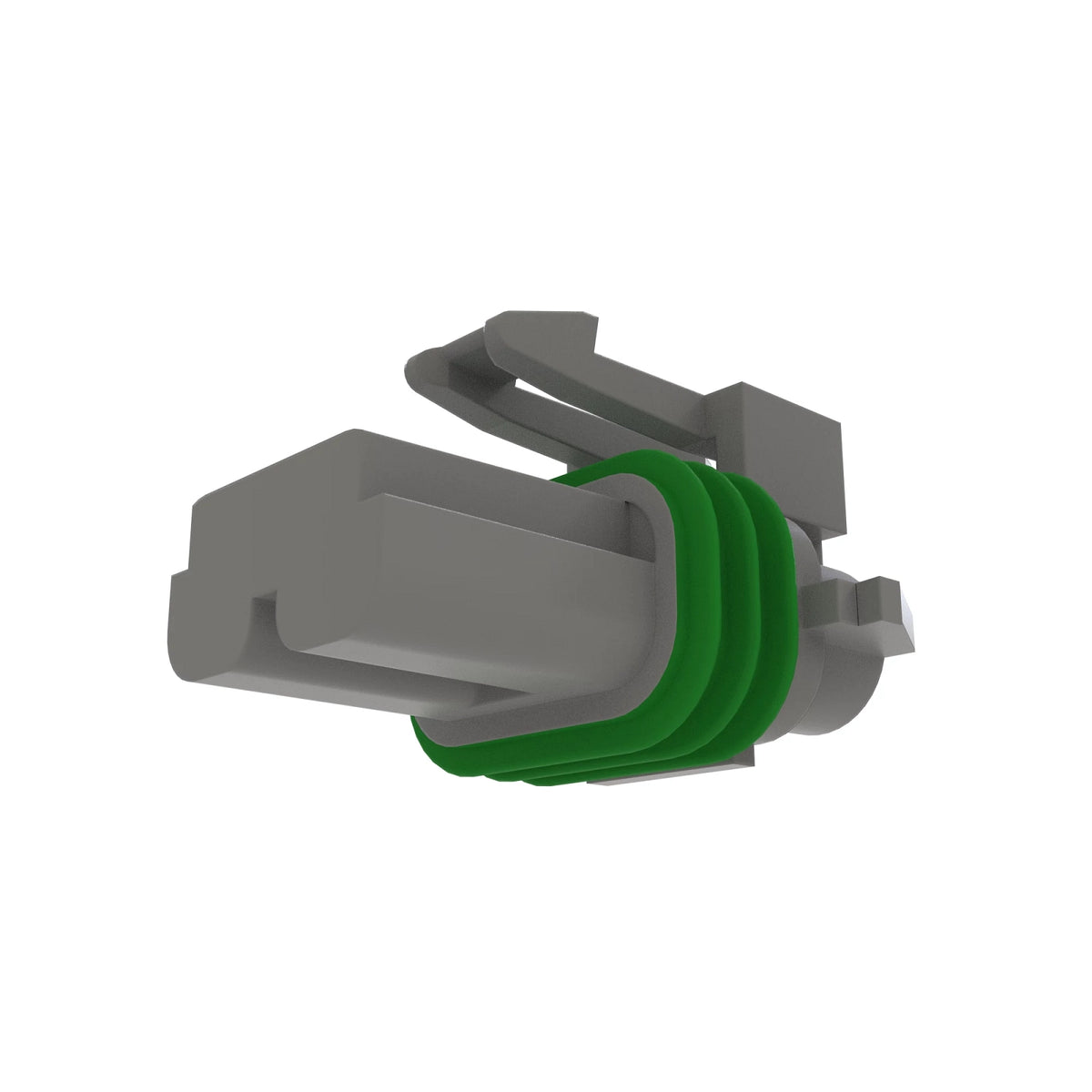 57M8161: 57M8161: Light Gray External Electrical Connector Housing, 2 Cavities