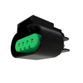 57M8214: Fits John Deere 57M8214 Black External Electrical Connector Housing, 4 Cavities – Genuine OEM
