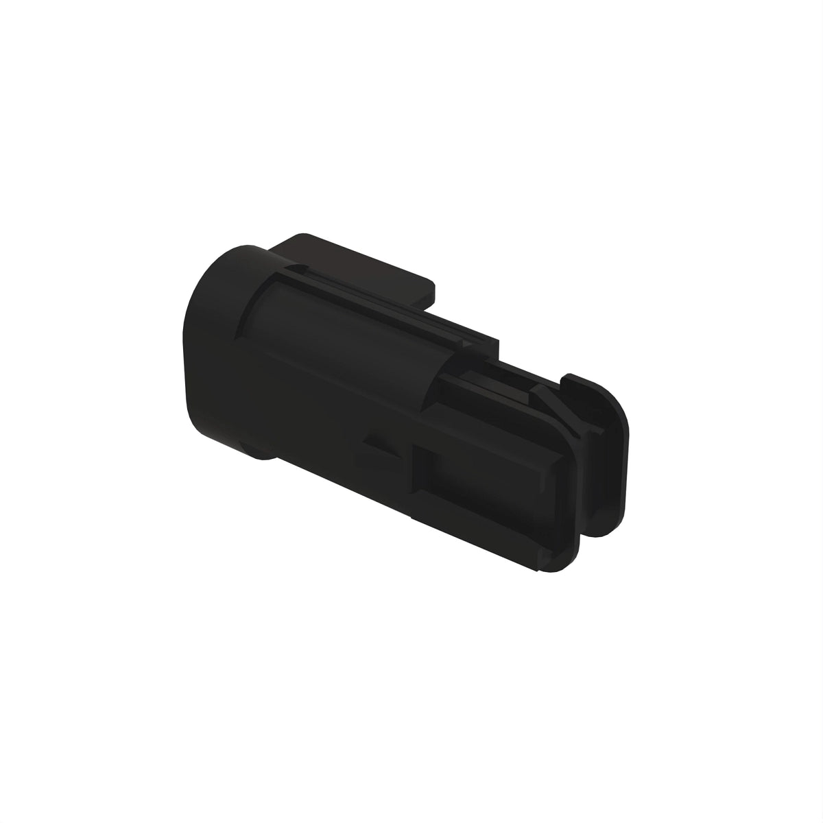 57M8215: Fits John Deere 57M8215 Black Internal Electrical Connector, 2 Cavities – Genuine OEM