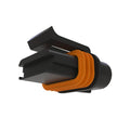 57M8267: Fits John Deere 57M8267 Black External Electrical Connector Housing, 2 Cavities – Genuine OEM