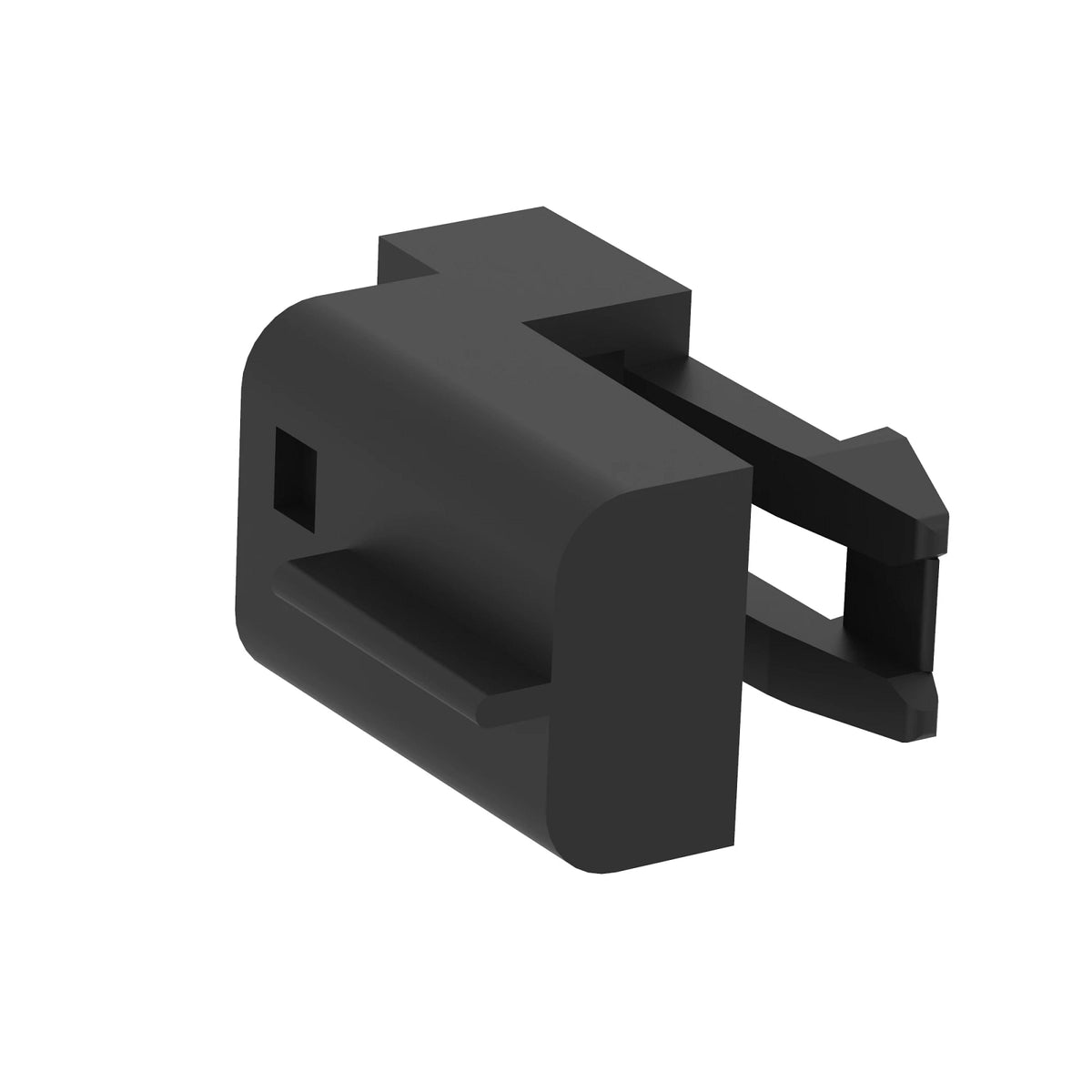 57M8270: 57M8270: Black External Electrical Connector Housing, 3 Cavities