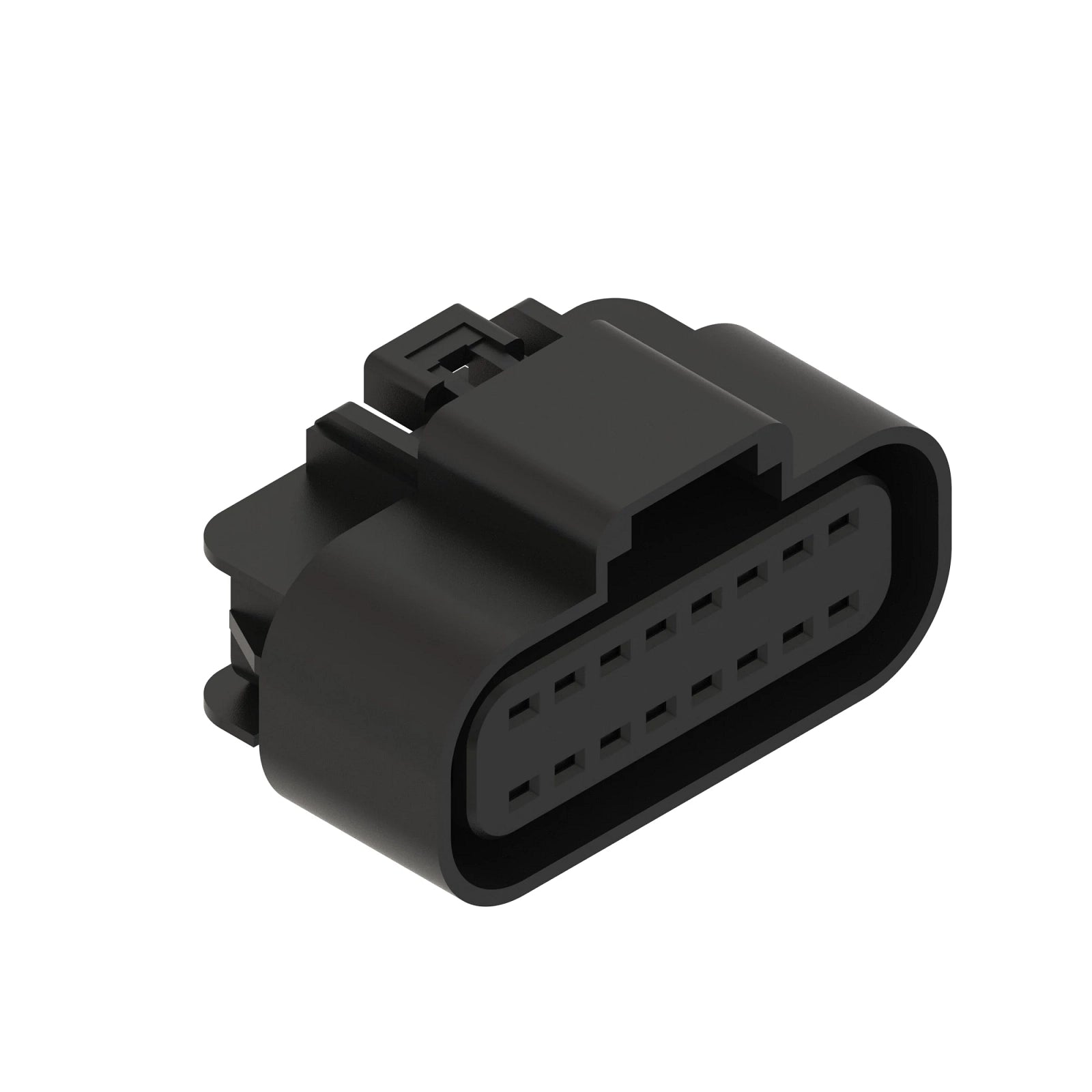 57M8484: Fits John Deere 57M8484 Black External Electrical Connector Housing, 16 Cavities – Genuine OEM