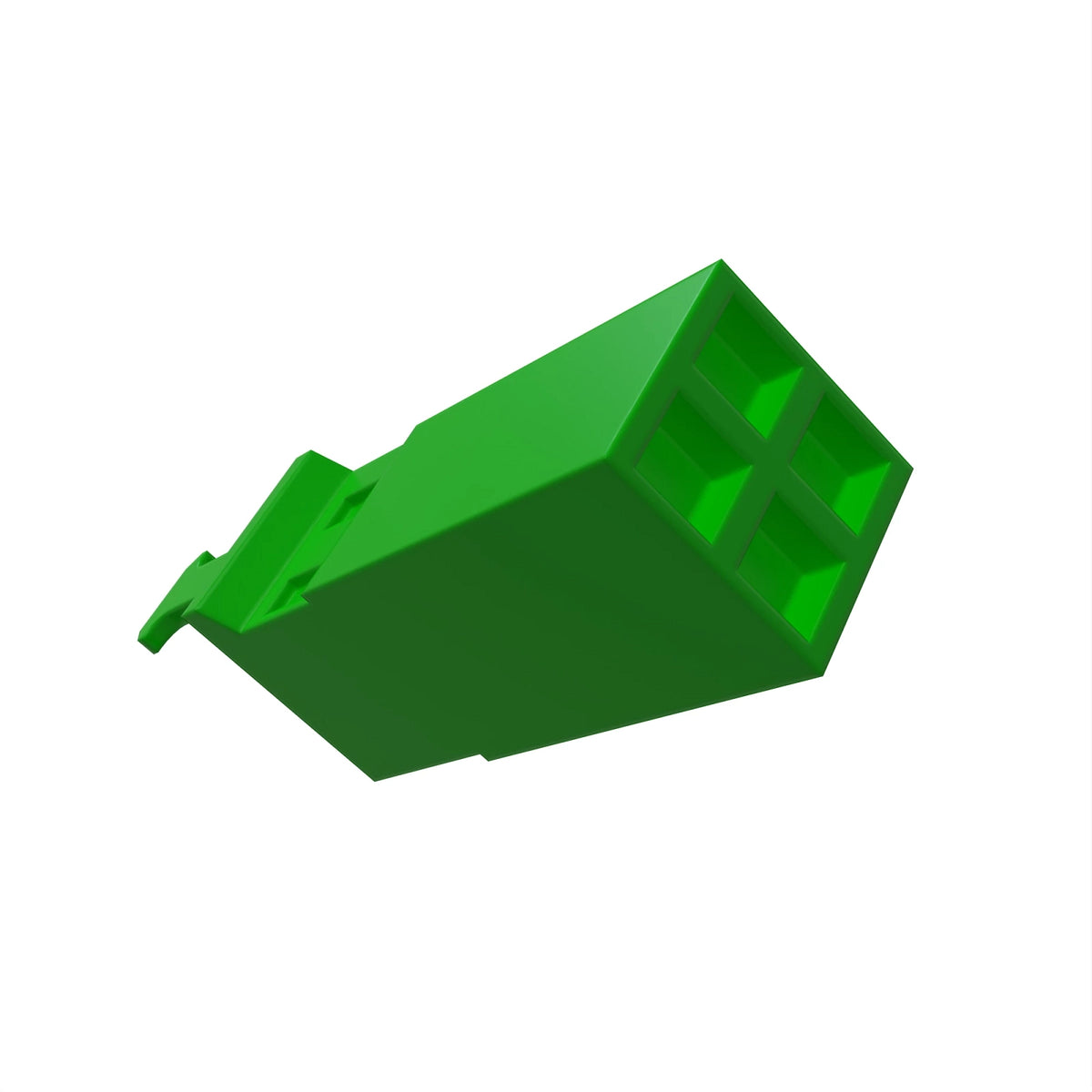 57M8516: Fits John Deere 57M8516 Green Electrical Connector Housing, Cavities 4 – Genuine OEM
