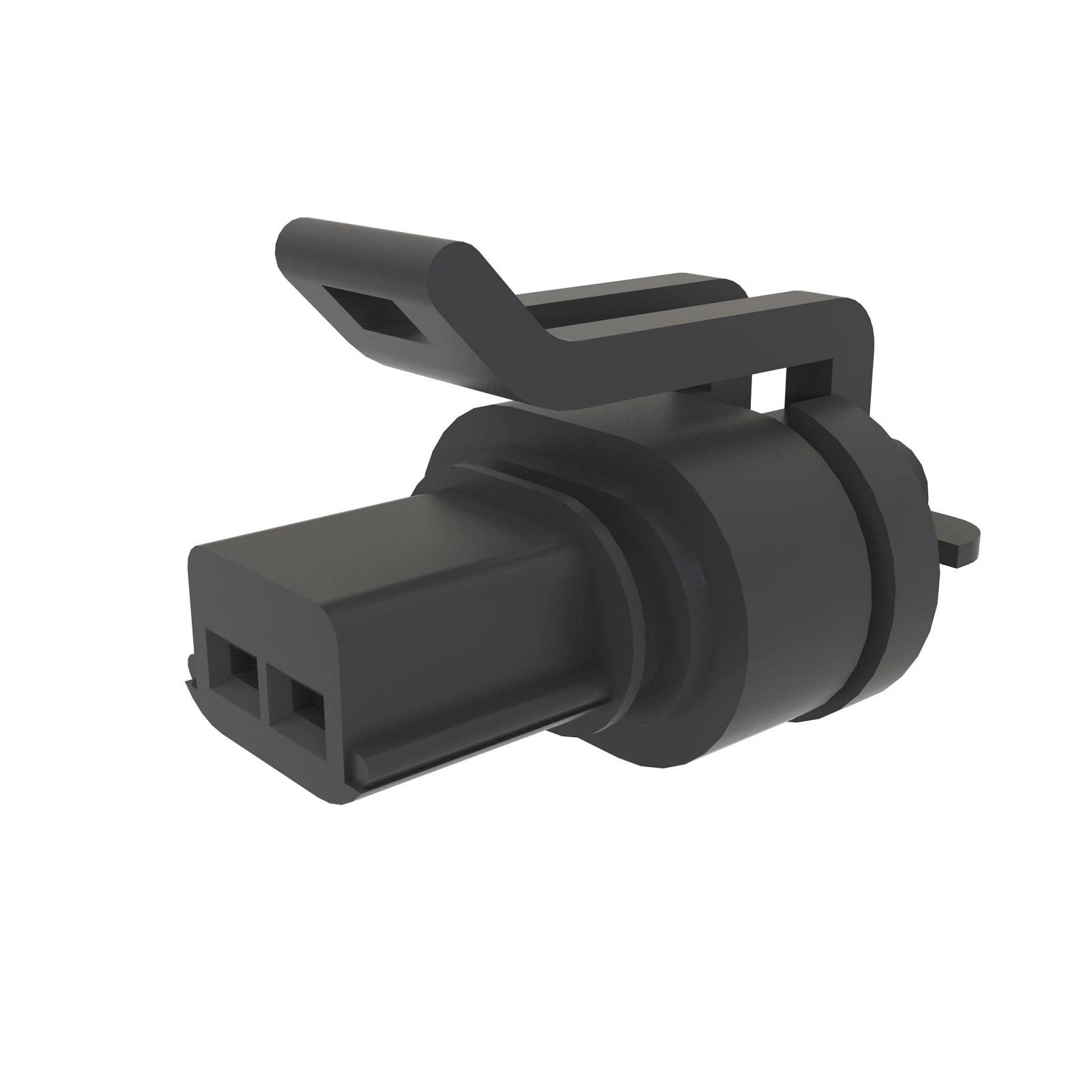 57M8556: Fits John Deere 57M8556 Black External Electrical Connector Housing, Cavities 2 – Genuine OEM