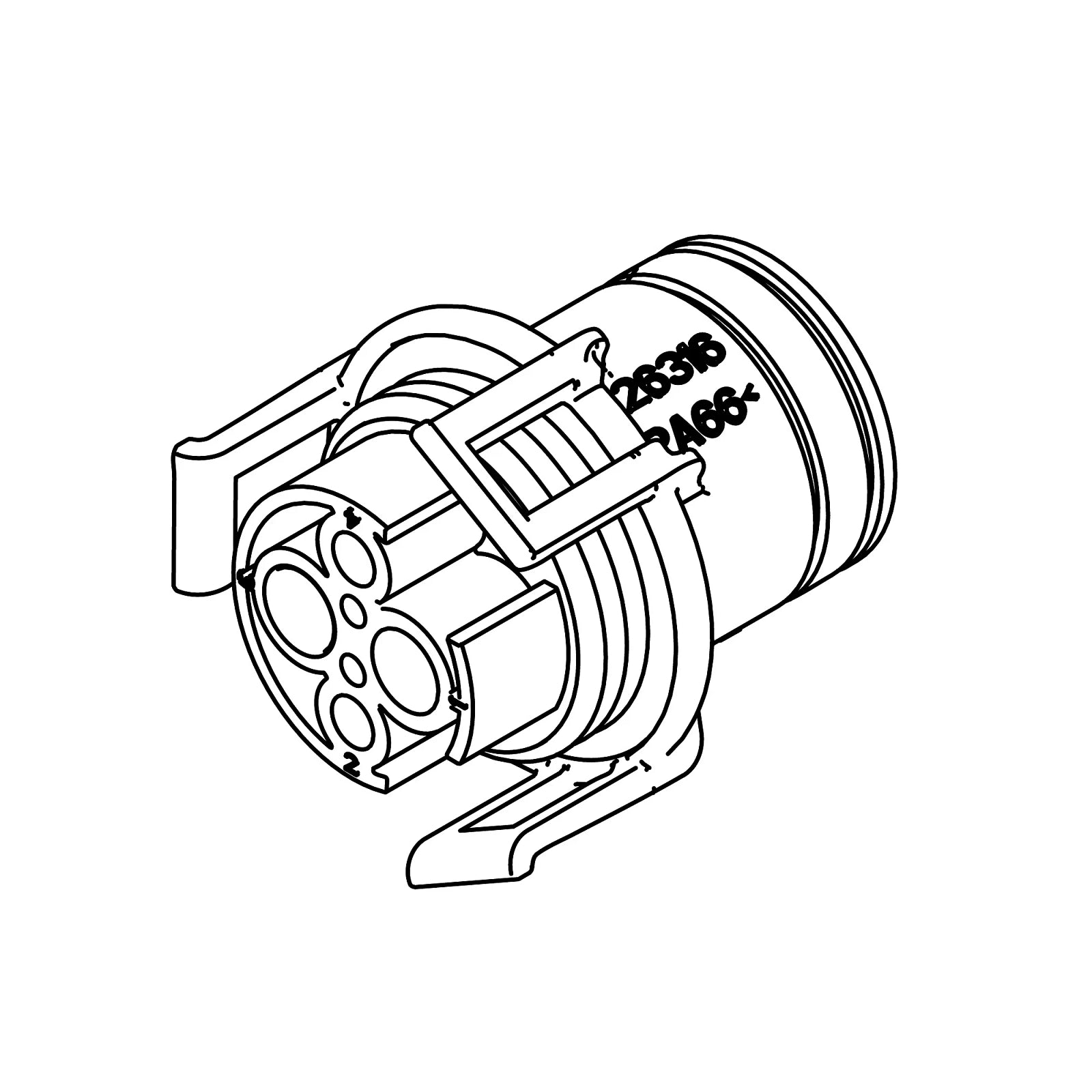 57M8593: Fits John Deere 57M8593 Electrical Connector Terminal – Genuine OEM
