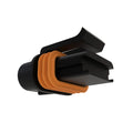 57M8600: Fits John Deere 57M8600 Black External Electrical Connector Housing, 2 Cavities – Genuine OEM