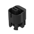 57M8601: Fits John Deere 57M8601 Black External Electrical Connector Housing, 2 Cavities – Genuine OEM