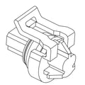 57M8624: Fits John Deere 57M8624 Medium Gray Electrical Connect Locking Device – Genuine OEM