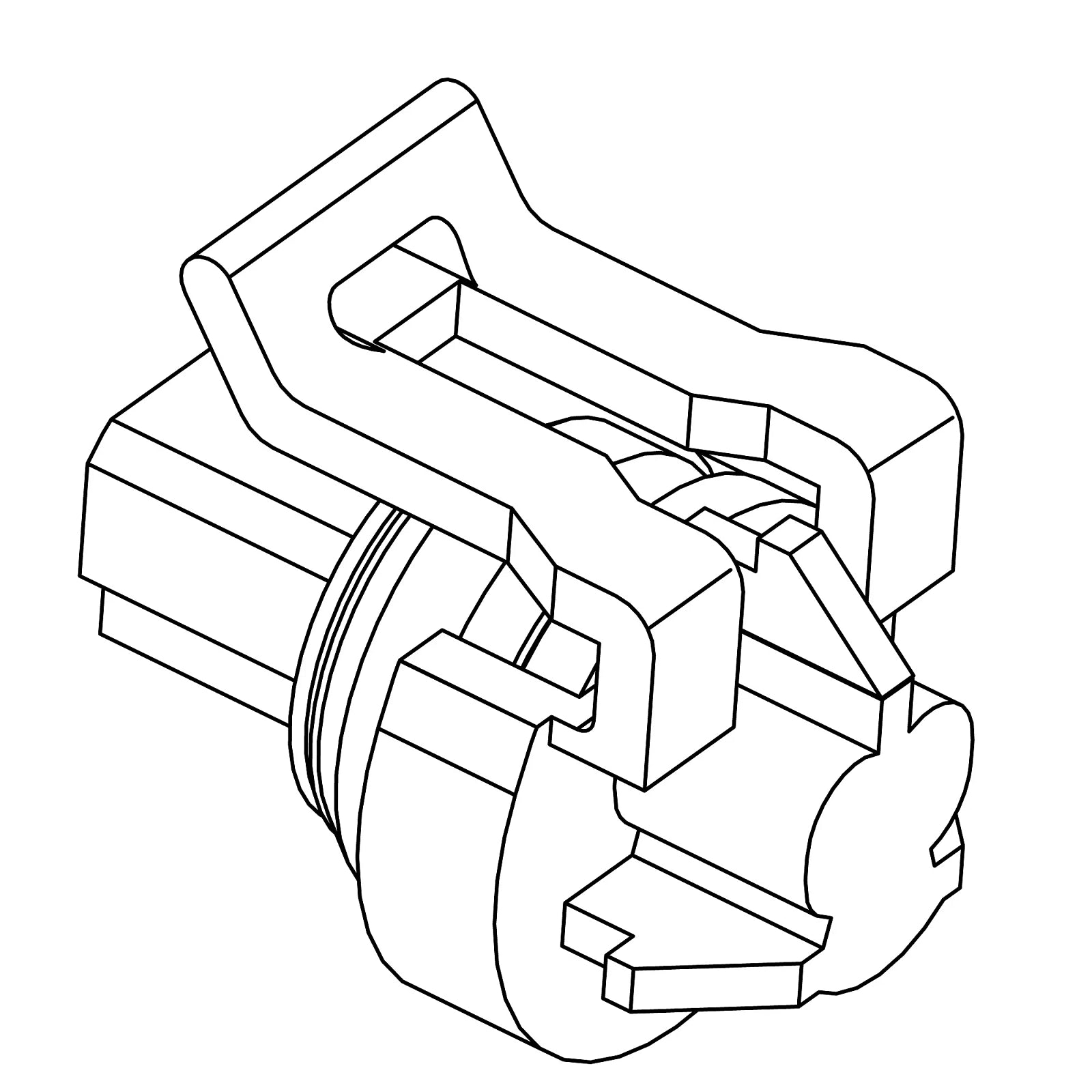 57M8624: Fits John Deere 57M8624 Medium Gray Electrical Connect Locking Device – Genuine OEM