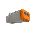 57M8639: Fits John Deere 57M8639 Black Internal Electrical Connector Housing, 2 Cavities – Genuine OEM
