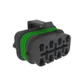 57M8724: Fits John Deere 57M8724 Black Internal Electrical Connector Housing, Cavities 6 – Genuine OEM