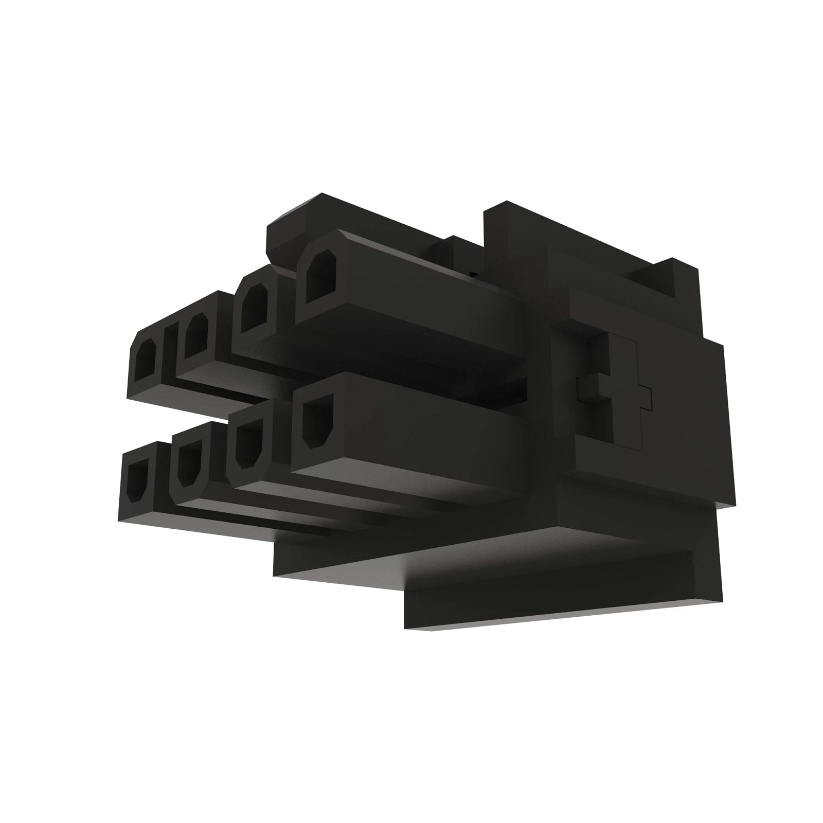 57M8802: Fits John Deere 57M8802 Black External Electrical Connector Housing, 8 Cavities – Genuine OEM